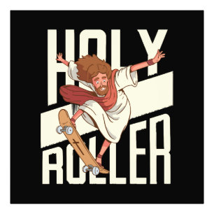 Foto Engraçado Jesus de Roller Patins Sagrado
