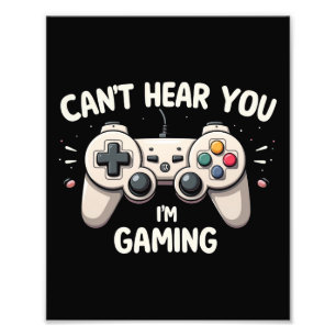 Foto Engraçado jogador, não consigo ouvir você, estou j