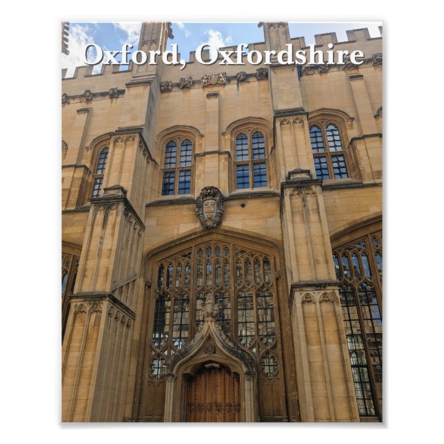 Foto Entrada da Biblioteca Bodleian, Oxford (Frente)