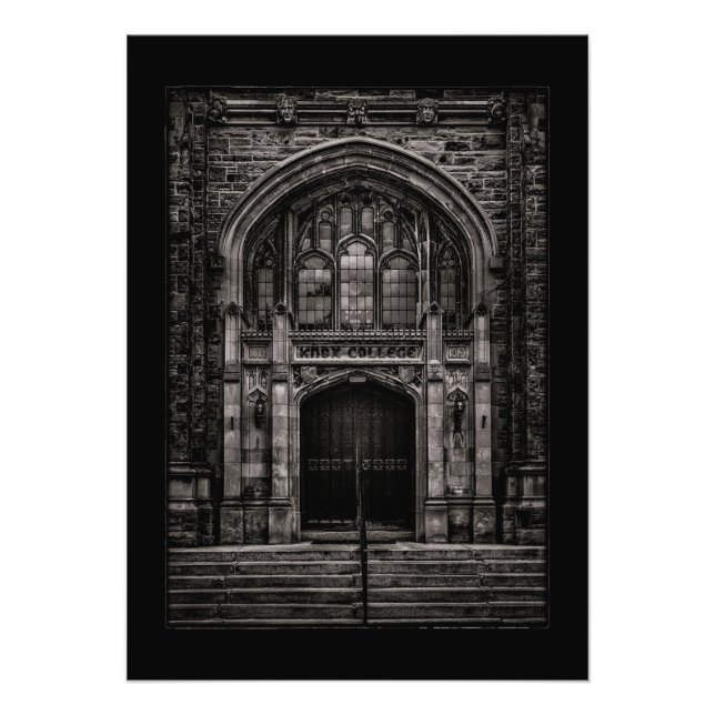 Foto Entrada n.o 1 do Knox College na fronteira (Frente)