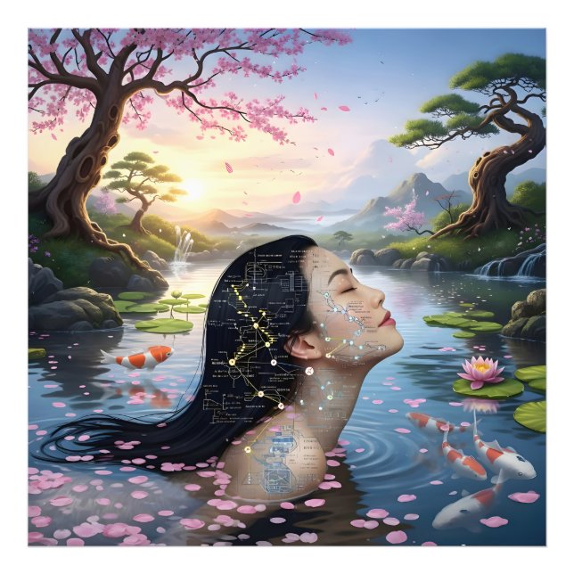 Foto "Entre Blossom e Fórmula" - Um Retrato Digital (Frente)