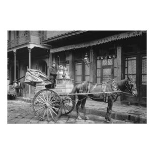 Foto Entrega do leite de Nova Orleães do vintage