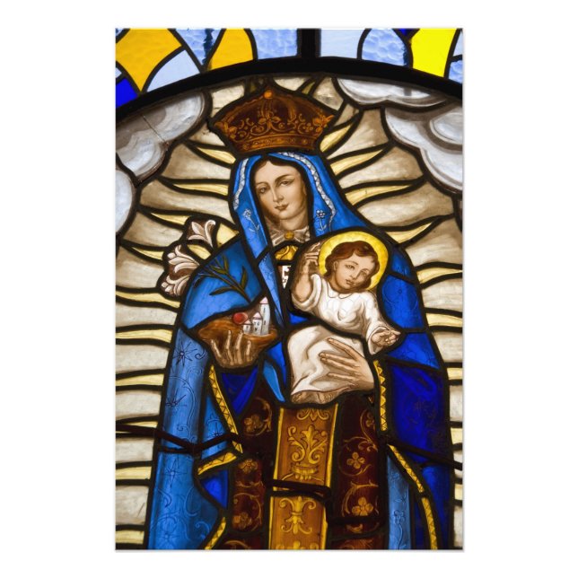 Foto Equador, Quito. Estátua da Virgem Alada (Frente)