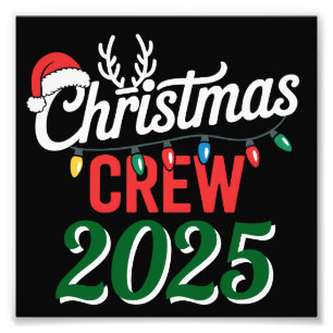 Foto Equipe de Natal Personalizada 2025 Família de Nata