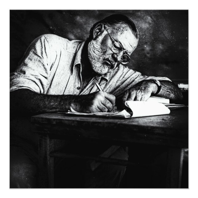 Foto Ernest Hemingway no Quênia (Frente)