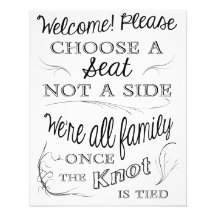 Escolher um assento não um lado