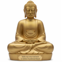 Estátua plana de Buda 2D