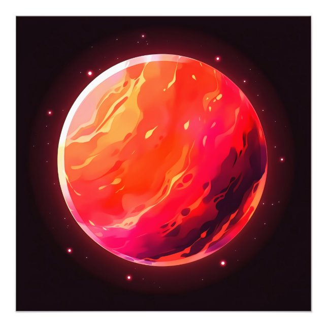 Foto Espaço do Planeta Vermelho (Frente)