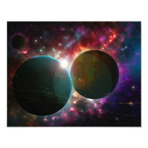 Foto Espaço / Galáxia Conceito Impressão / Poster