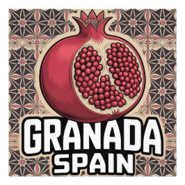 Foto Espanha Granada Pomegranate Sticker