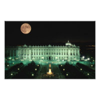 Espanha, Madrid, Palácio Real e Plaza de