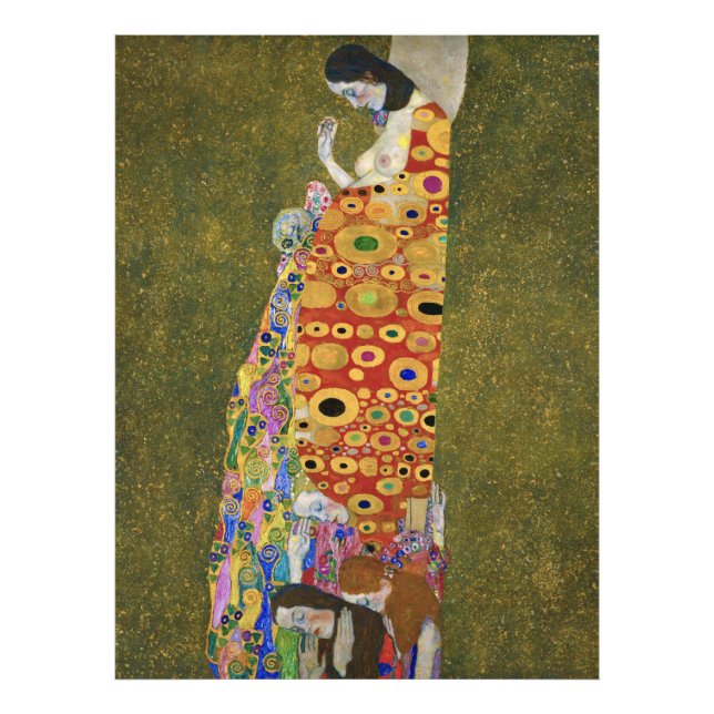 Foto Esperança II de Gustav Klimt (1907-1908) (Frente)