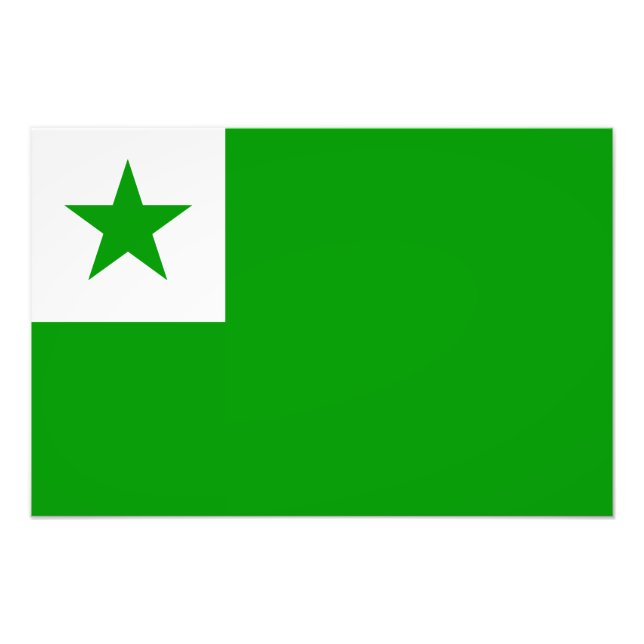 Foto Esperanto - Bandeira Esperantista (Frente)