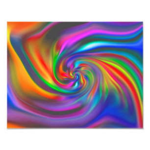 Foto Espirais de fundo abstrato Soft II