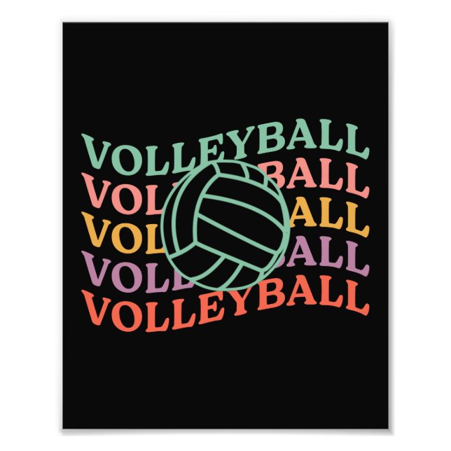 Foto Esporte Retro de Voleibol (Frente)