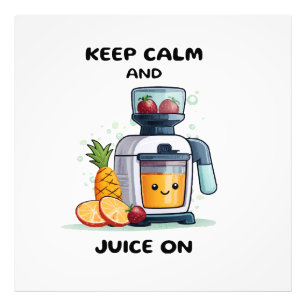 Foto Espremedor de Frutas Mantenha a Calma e Juce Saúde