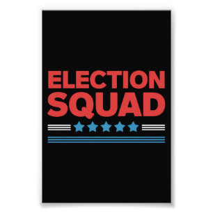 Foto Esquadrão Eleitoral Eleição 2024 Democrata Republi