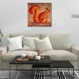 Foto Esquilo - madeira