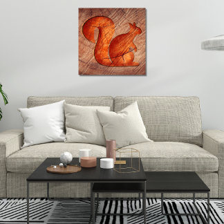 Foto Esquilo - madeira