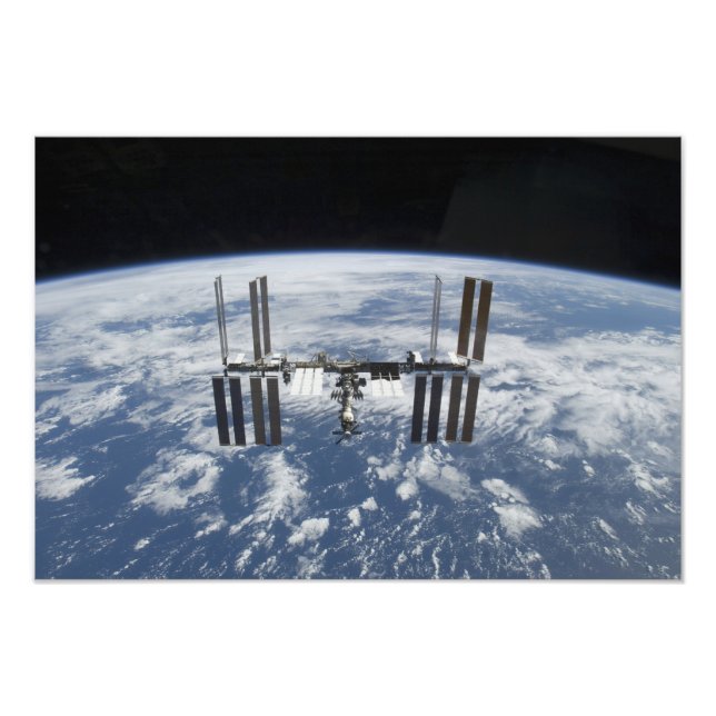 Foto Estação Espacial Internacional em órbita (Frente)