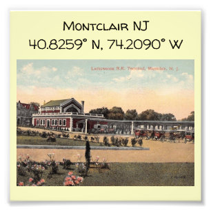Foto Estação Lackawanna RR, Montclair NJ Vintage