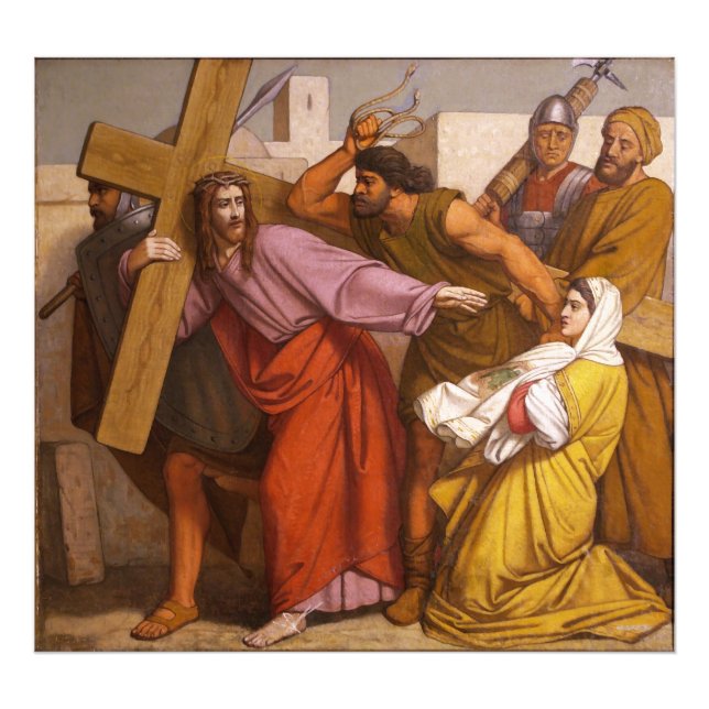 Foto Estações da Cruz 5 Simon Carregares a Cruz (Frente)