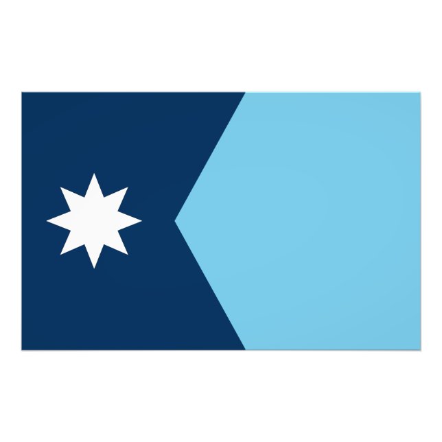 Foto Estado do Minnesota Flag USA (Frente)