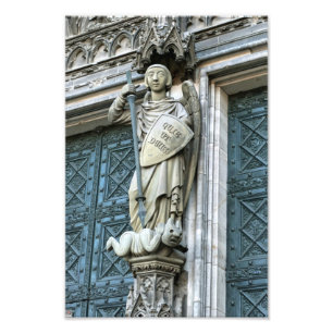 Foto Estátua da Catedral de Colônia