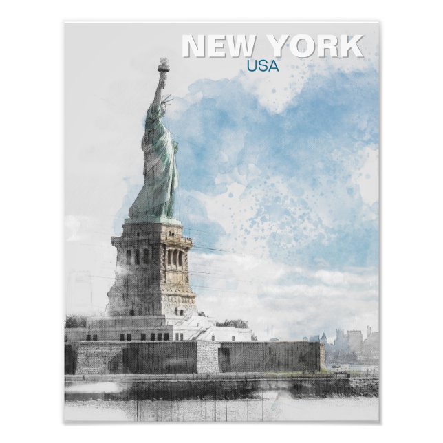 Foto Estátua da Liberdade Feriado EUA – Manhattan NYC (Frente)