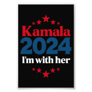 Foto Estou Com Ela Kamala Vote Para 2024 Presidente Kam