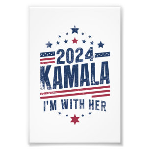 Foto Estou com o seu voto em Kamala em 2024 Kamala-Harr