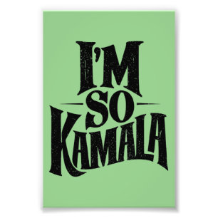 Foto Estou tão Kamala Brat Meme Verde