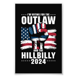 Foto Estou votando no Outlaw e no Hillbilly 2024 EUA