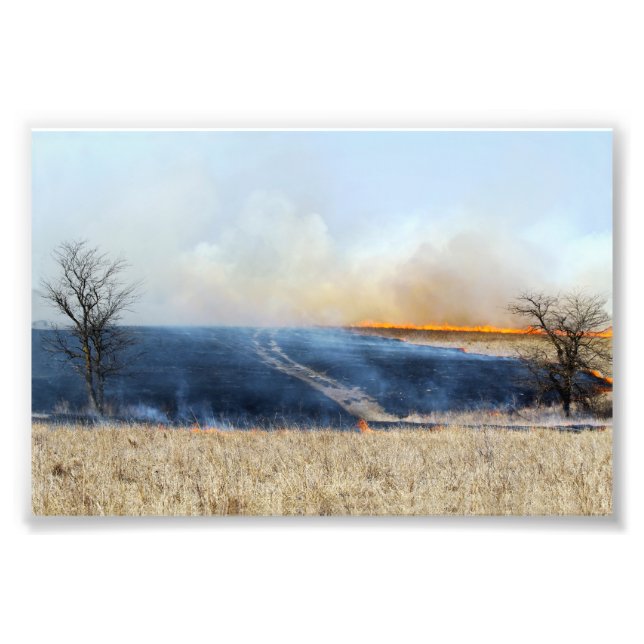 Foto Estrada através da Prairie Burn 24 x 16 (Frente)