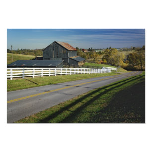 Foto Estrada rural através da região Bluegrass de 2