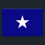 Foto Estrela Branca de Sinalizador Azul Bonnie<br><div class="desc">A bandeira azul de Bonnie com sua estrela branca solitária em fundo azul era a bandeira não oficial dos Estados Confederados da América no início da Guerra Civil Americana.</div>