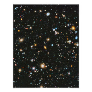 Foto Estrelas no Espaço - Hubble Campo Ultra Profundo