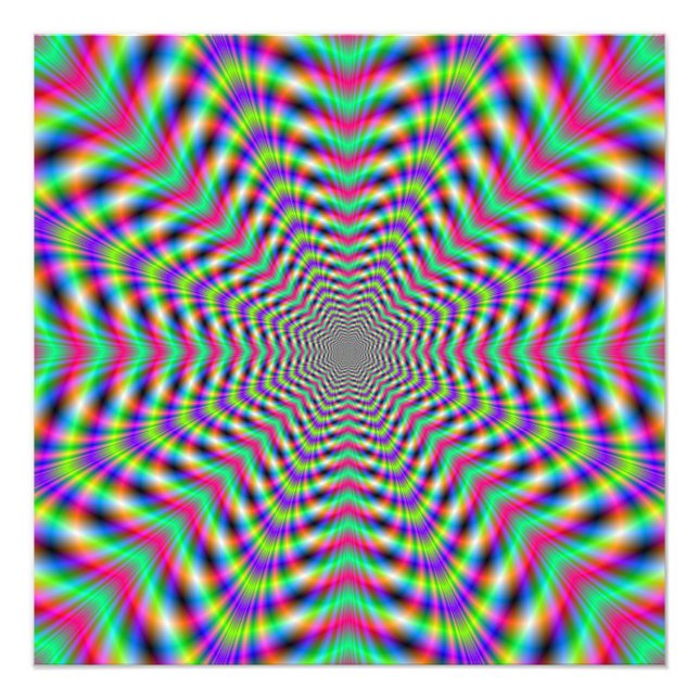 Foto Estrelas psicodélicas em estrelas (Frente)