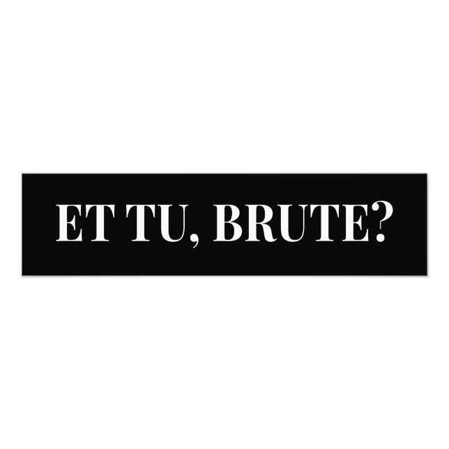 Foto Et Tu, Brute? Shakespeare's Júlio César III (Frente)