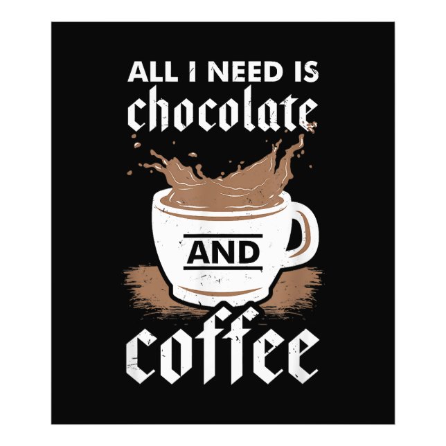 Foto Eu Adoro Chocolate E Café (Frente)