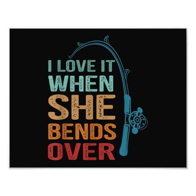 Foto Eu Adoro Quando Ela Se Aproxima, Pescaria Engraçad (Frente)