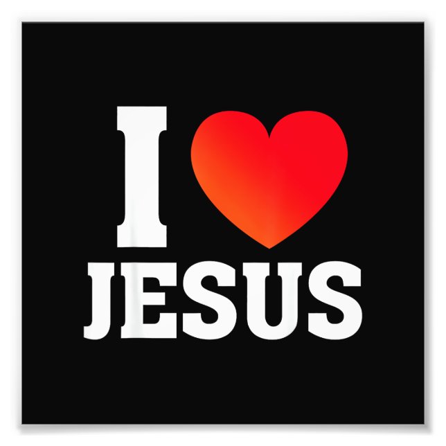 Foto Eu Amo Jesus (Frente)