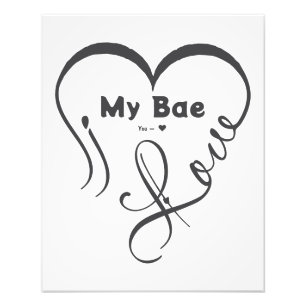 Foto Eu Amo Meu Bae • Você = ♥