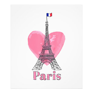 Foto Eu Amo Paris Torre Eiffel França Presente