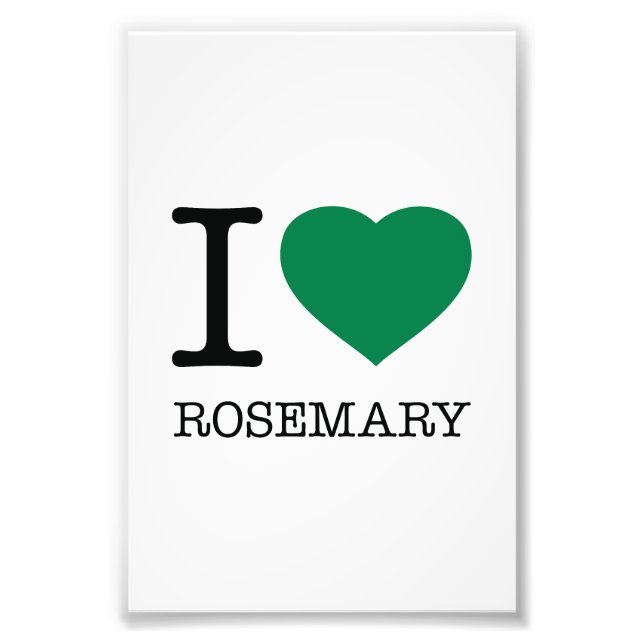 FOTO EU AMO ROSEMARY (Frente)