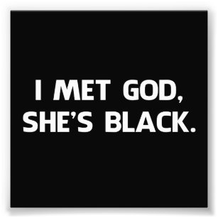 Foto Eu conheci Deus e ela é negra