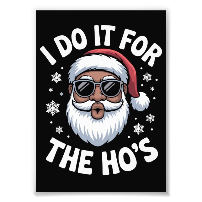Foto Eu faço isso para o Natal das Hos afro-americanas (Frente)