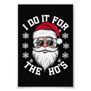 Foto Eu Faço Isso Pelas Hos Piada Santa Natal Feio 