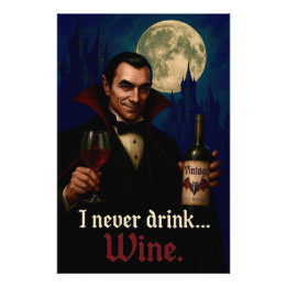Foto "Eu Nunca Bebo... Vinho" Humor De Vampiro