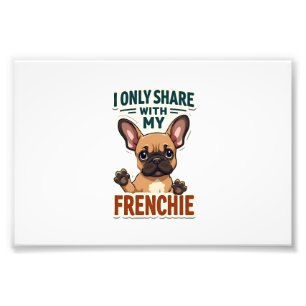 Foto Eu Só Compartilho Com Meu Frenchie Vintage French 